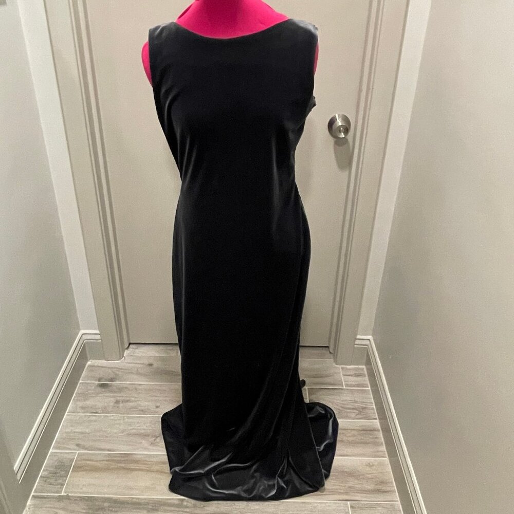 Darya floor length velvet gown